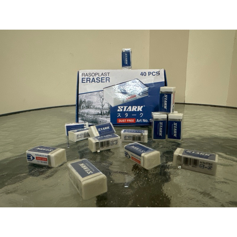 

RASOPLAST Eraser STARK Penghapus pencil isi 40 pcs pensil