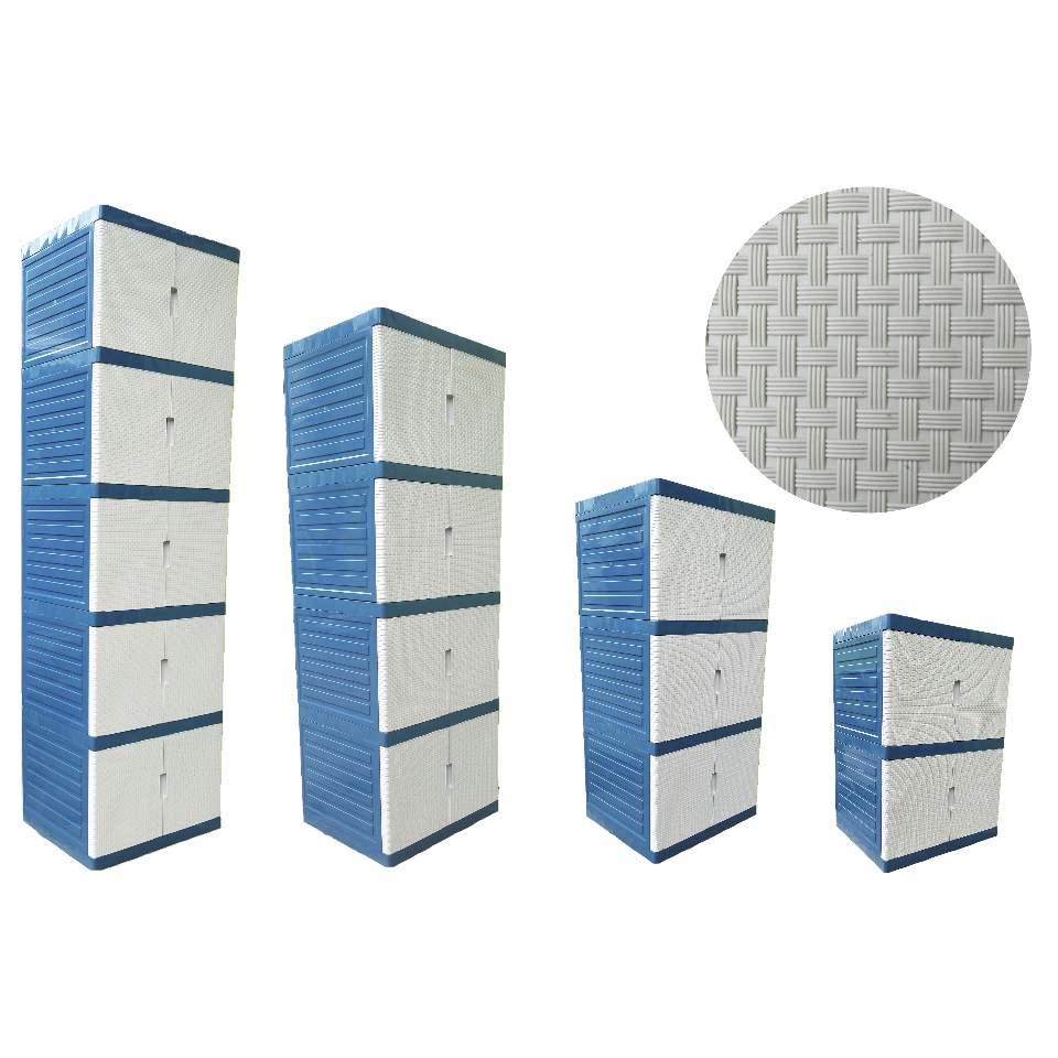 LEMARI PLASTIK MINI ARTHA PREMIUM / LEMARI ARTHA MINI SUSUN 3 - LEMARI PLASTIK PREMIUM PINTU PUTIH