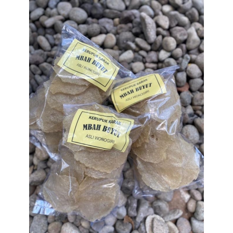 Krupuk Karak Beras Mbah Buyut Asli Wonogiri/ Karak Beras/ Krupuk Karah Renyah/