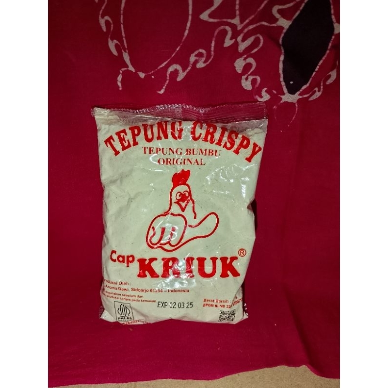 

Tepung Crispy Cap kriuk 150 GR / Tepung bumbu ayam Crispy