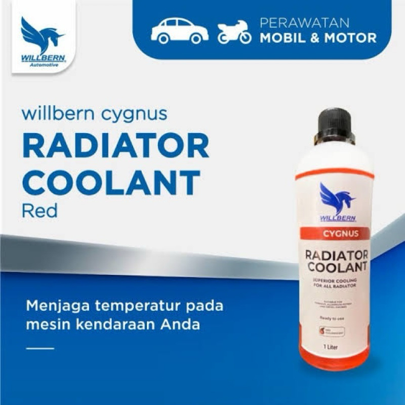 Willbern Air Radiator Coolant Cygnus Anti Freeze Red Liter