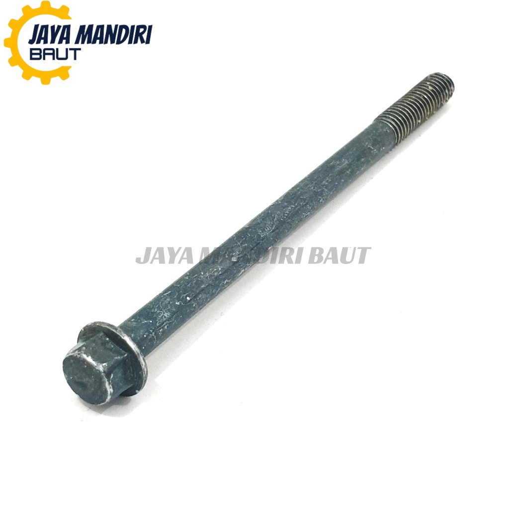Baut Blok CVT M6 X 90 Kunci 8 Ulir 10 Flange Bolt 6X90 Hijau Panjang 90mm