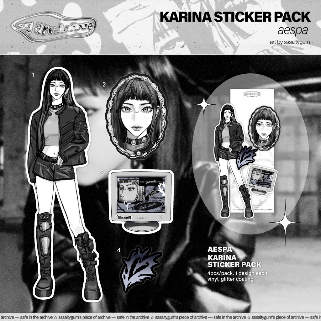 [aespa] karina sticker pack