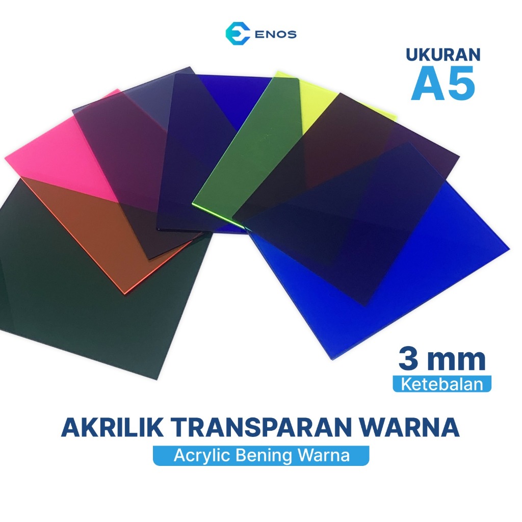 

Akrilik Lembaran Transparan 2mm Ukuran A5/Acrylic Sheet
