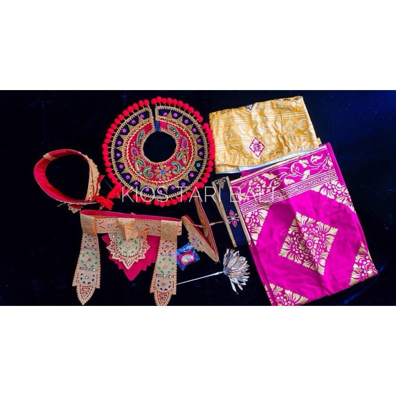 Kostum Tari Margapati / Pakaian Tari Margapati Lengkap / Kostum Tari Bali