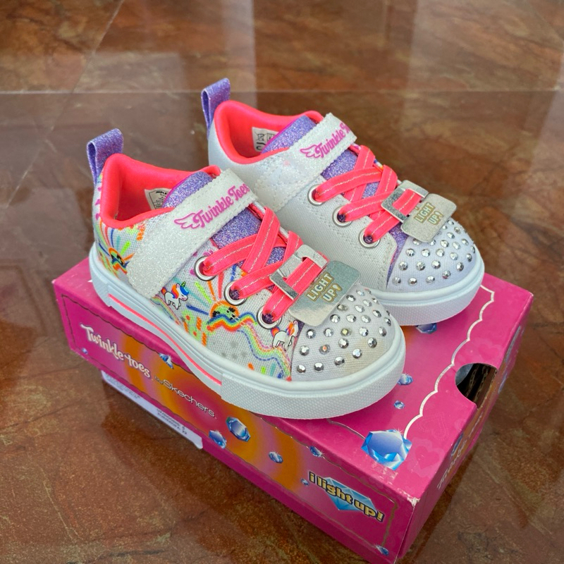 Shoes Baby Skechers Kids twinkle toes lite ligh unicorn sunshine 314802N