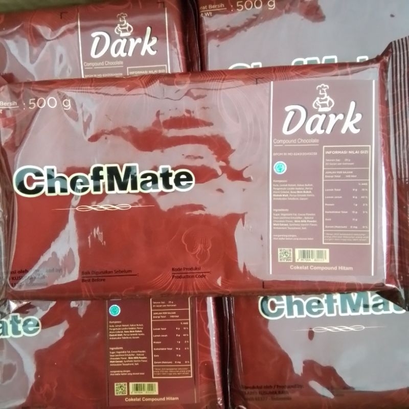 

ChefMate Dark Compound Chocolate 500gr