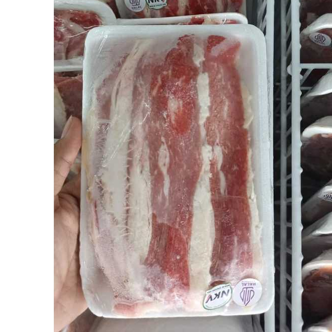 

BEEF SLICE FAT [250 GRAM]/DAGING SAPI TIPIS LEMAK