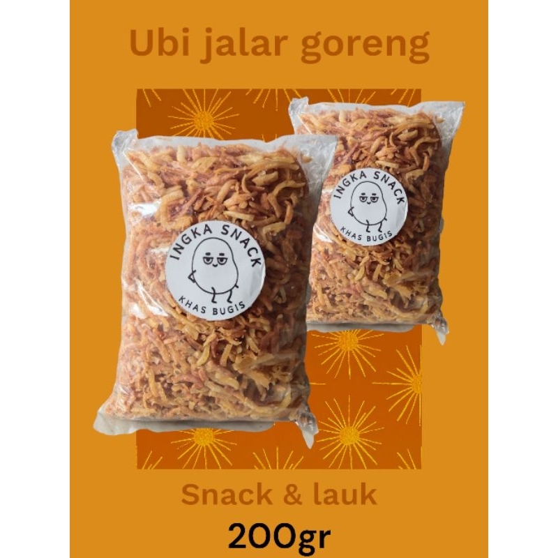 

SNACK KHAS BUGIS UBI JALAR GORENG IRIS TIPIS / CEMILAN ENAK BERGIZI / SNACK KHAS BUGIS