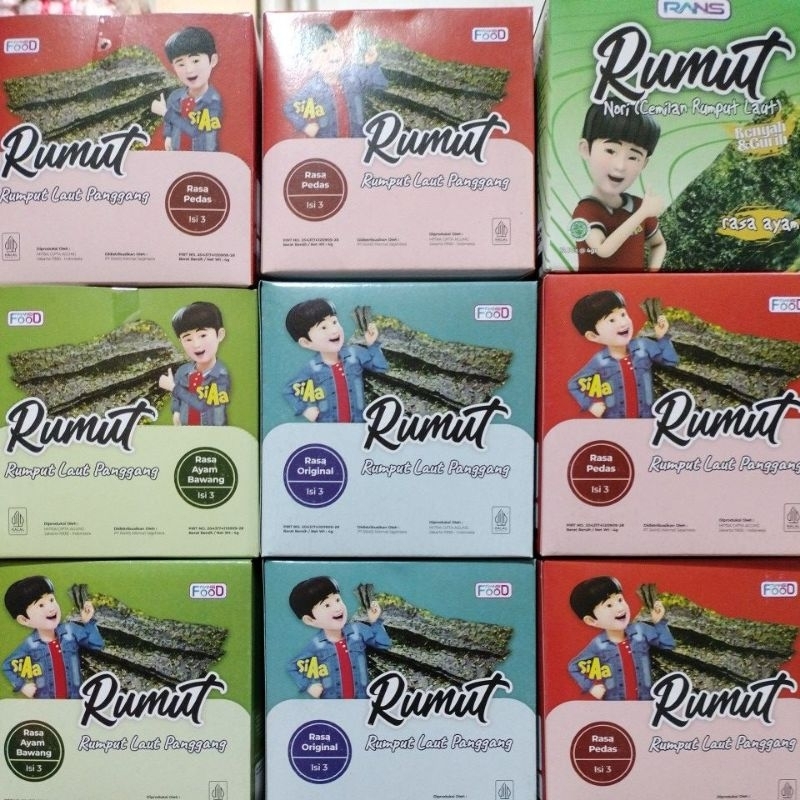 

Rumut rumput laut panggang isi 12bungkus