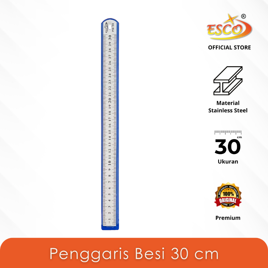 

Esco Penggaris Besi 30cm PB-30
