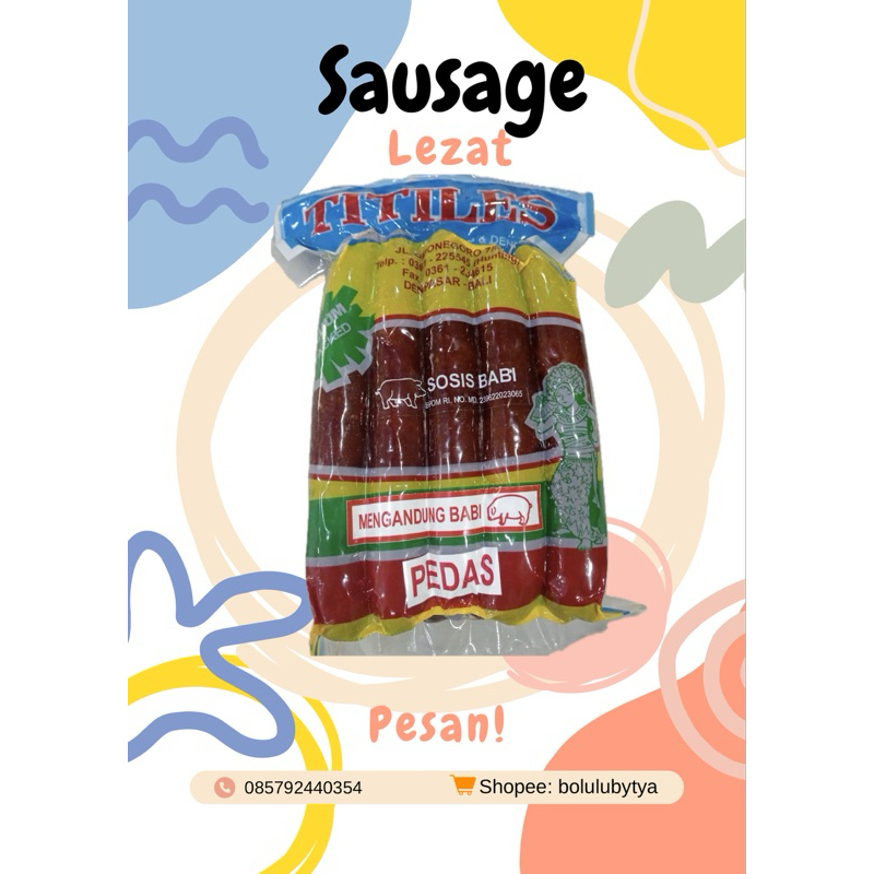 

100% ORIGINAL! LAPCIONG BABI PEDAS TITILES 250grm/500grm (OLEH-OLEH KHAS BALI)