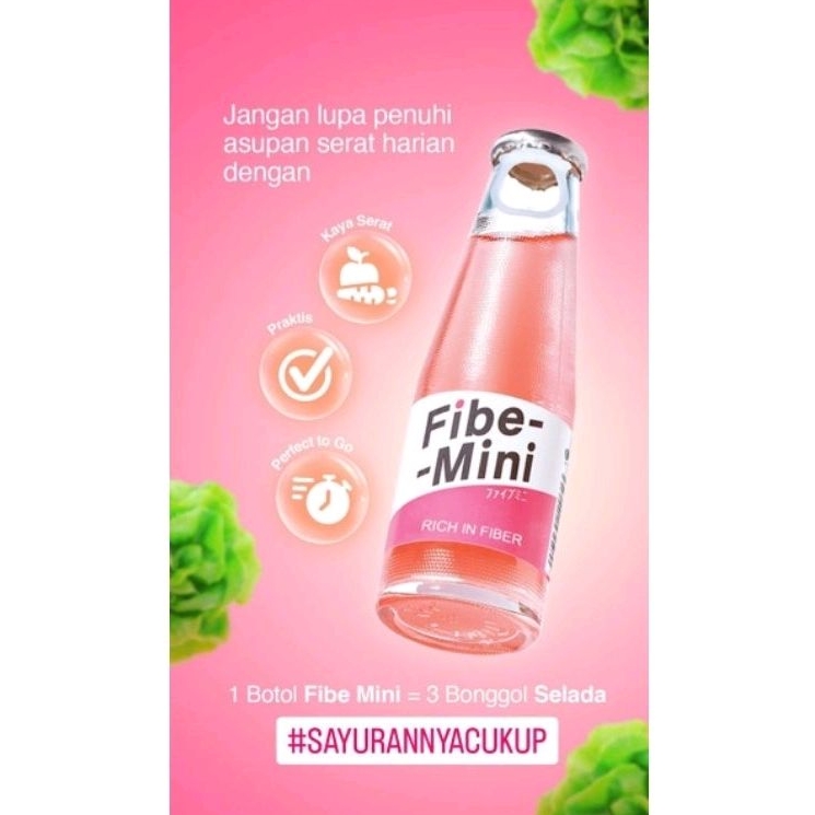 

Fibe Mini 100 ml Fibemini Minuman Sehat Tinggi Serat