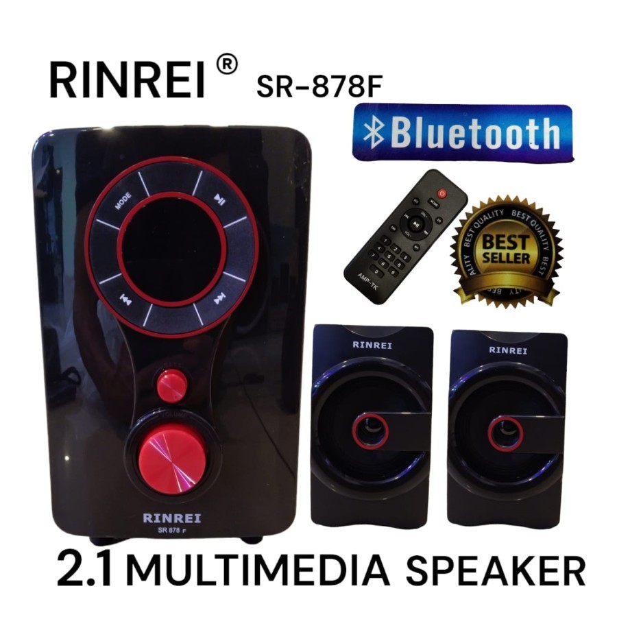 Speaker Portable Set Rinrei SR-878F Original / Bluetooth / Speaker Home Theater