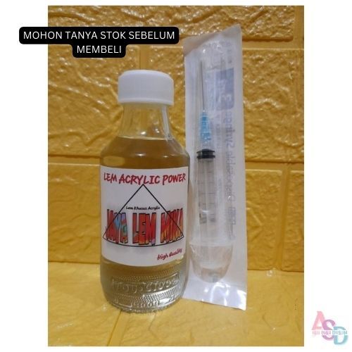 

Lem akrilik/Acrylic 500 ML TANPA SUNTIKAN