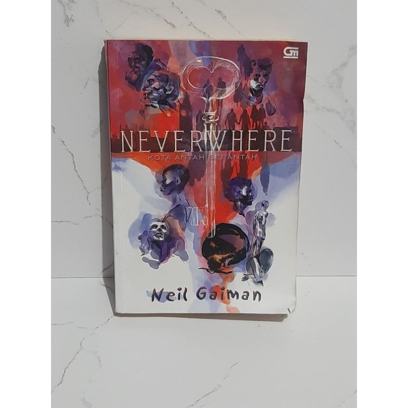 Buku/novel Neverwhere ORI bekas/preloved novel fantasi