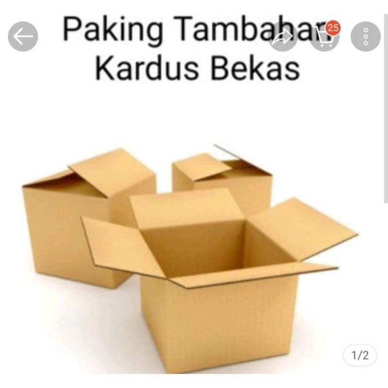 

packing kardus tambahan