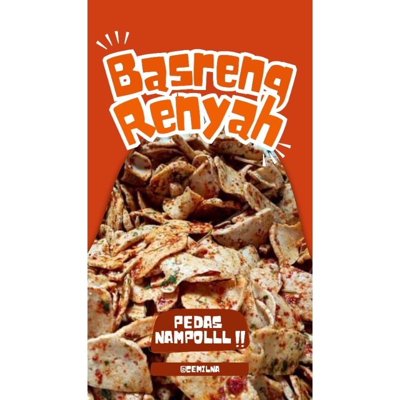 

Basreng Pedas Daun jeruk