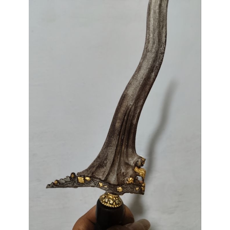 Keris Singo Barong Kinatah Otentik