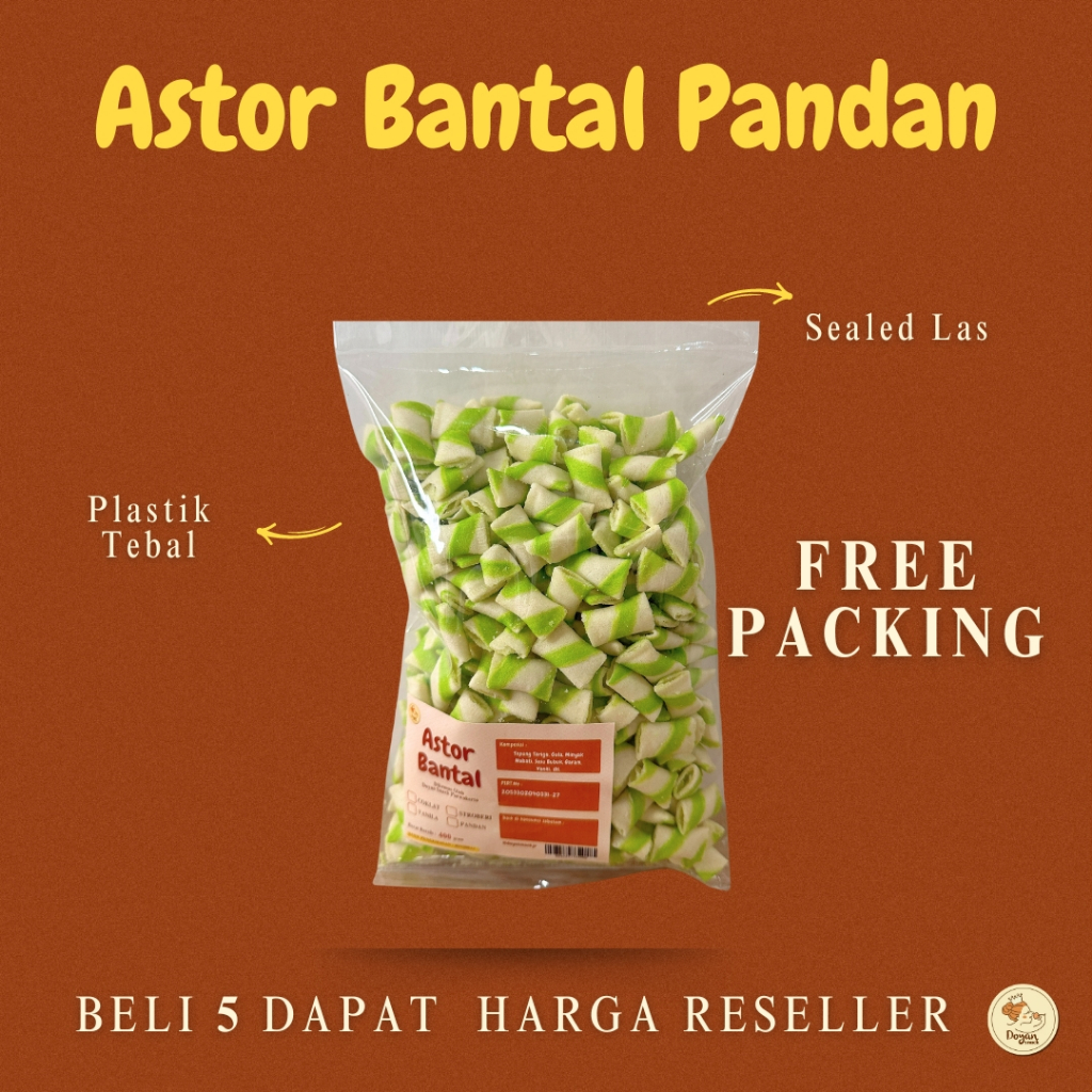 

ASTOR BANTAL / ASTOR BANTAL ANEKA RASA 400GR