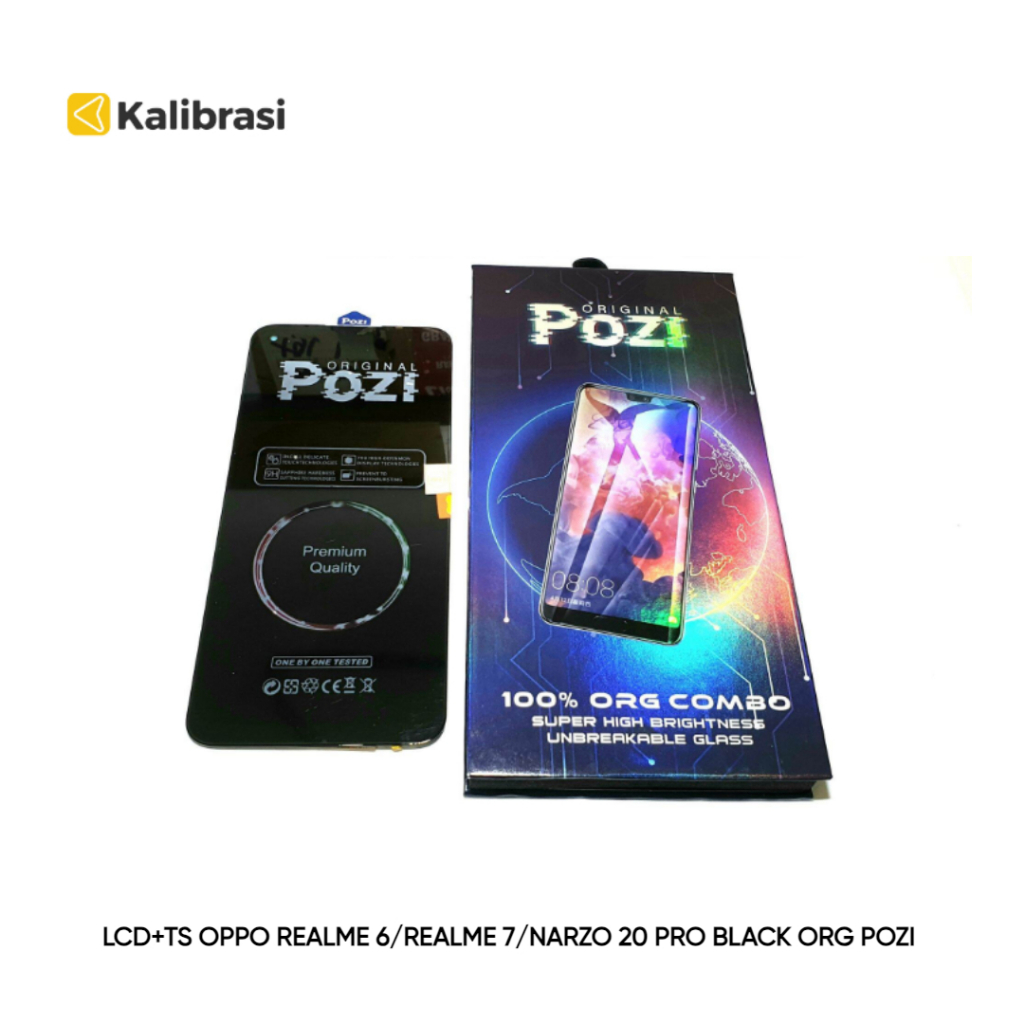 Pozi - Lcd Realme 6 / Realme 7 / Narzo 20 Pro Fullet Touchsreen