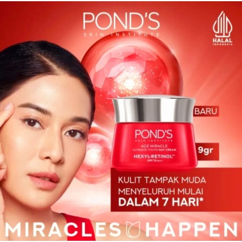 PONDS Age Miracle Night & Day Youthful Glow Retinol - Moisturizer [Paket siang& malam]