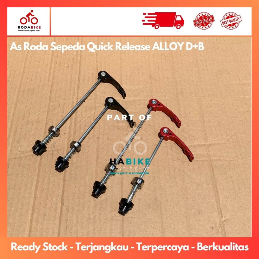 As QR Quick Release Roda Depan Dan Belakang Allumunium/Alloy As Roda QR Freehub Sepeda