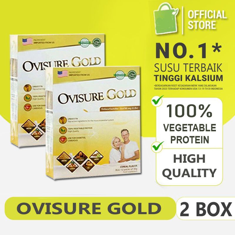 

PAKET 2 BOX SUSU OVISURE GOLD BPOM ORIGINAL , OVISURE GOLD MILK SUSU MEMBANTU MEMULIHKAN KERUSAKAN TULANG DAN SENDI YG SEHAT 100% DIMFOR USA SUDAH BPOM