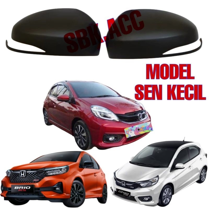 Cover Spion All New Brio RS 2018 2019 2020 2021 2022 2023 2024 Hitam/ Garnish Tutup Spion New Brio R