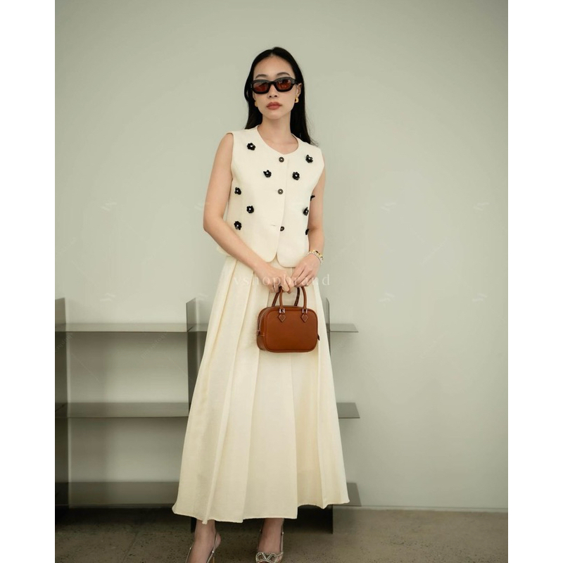 EMILY SET - VSHOP SET TOP & ROK PANJANG - SETELAN ATASAN DAN BAWAHAN - PAKAIAN WANITA