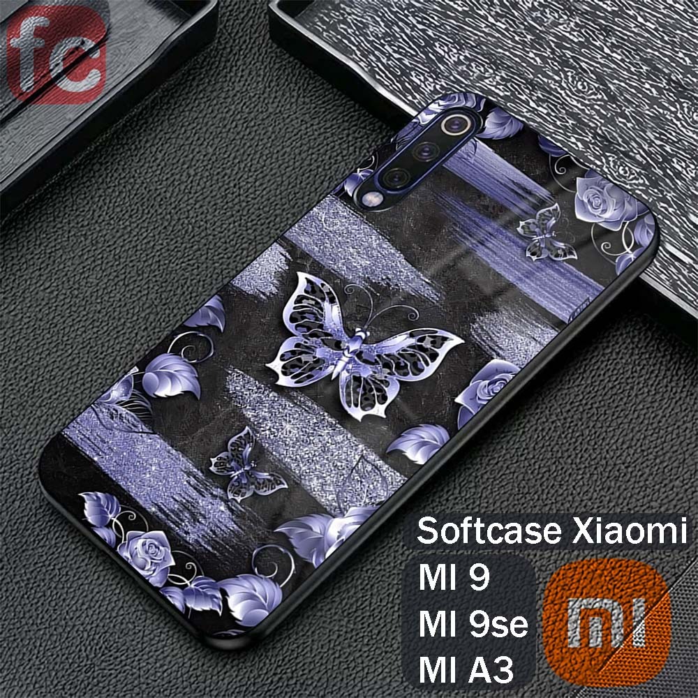 Softcase Kilau Xiaomi Mi 9 9se MI A3 | MI 9 Se |FR13| Case Hp Casing Kesing Mika Cover Pelindung Sma