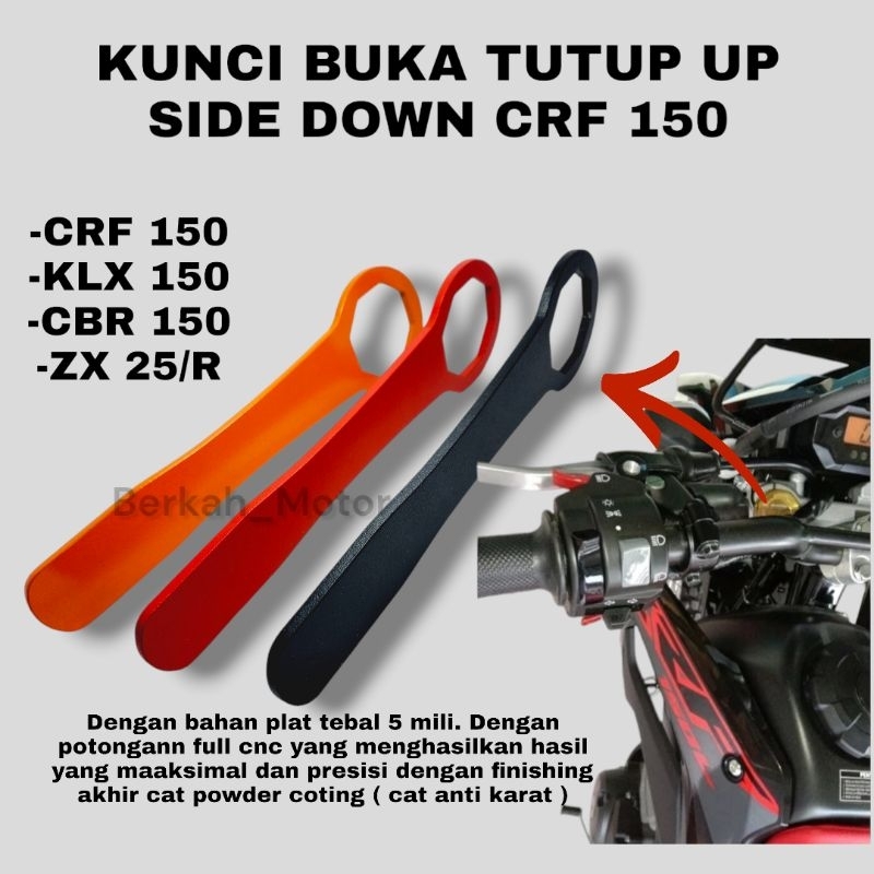 Kunci buka usd upside down crf 150 L khusus pnp ninja crf 150 cbx adv cbr 250