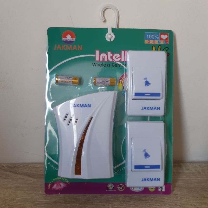Bell Pintu 2 Remote Bel Pintu Baterai Bel Pintu DC Bel Rumah Bel Toko Bel Wireless Doorbell Wireless