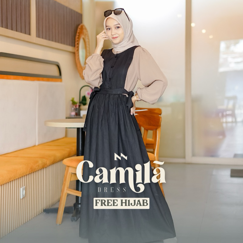 [myza] FREE HIJAB CAMILA DRESS PREMIUM