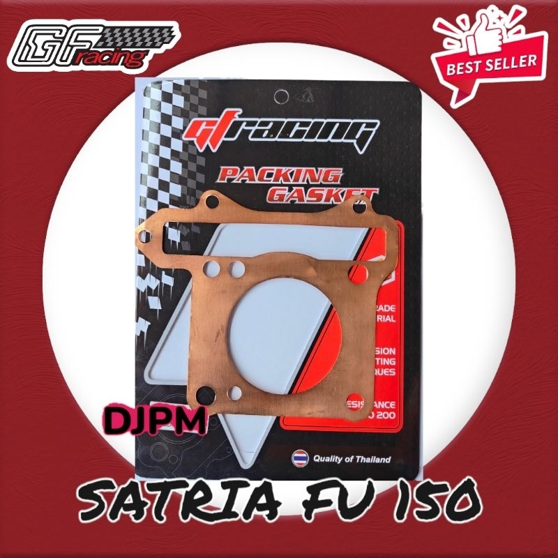 Paking Gasket Blok Block Head Kuningan Tembaga Suzuki Satria FU 150 64 65 66 67 68 69 70MM GF Racing