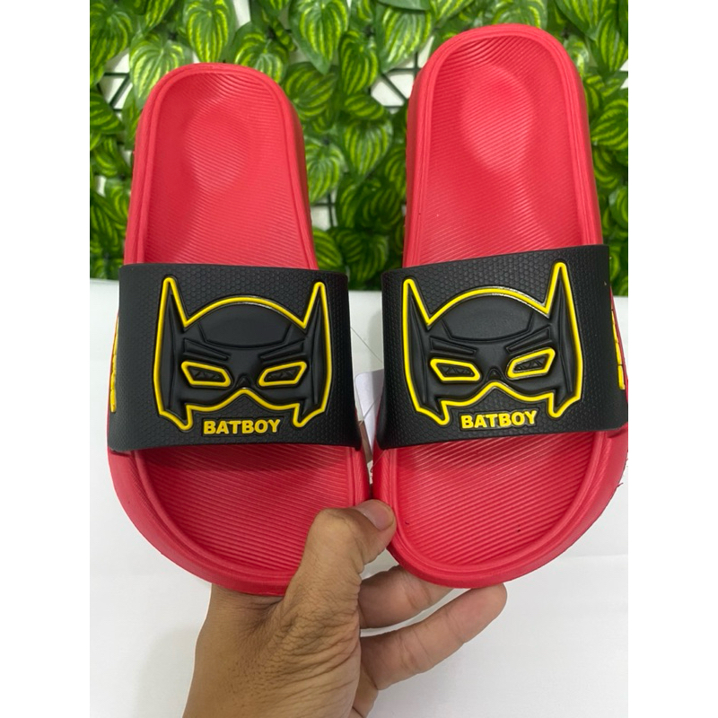 Porto BATBOY, sandal selop anak karakter, sandal anak laki-laki