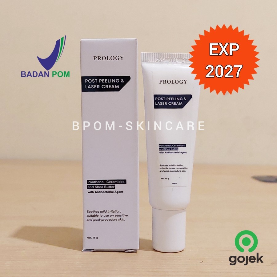 Derma Xp Prology Post Peeling & Laser Soothing Cream 15g Panthenol Ceramide Cooling Agent Iritasi Ku
