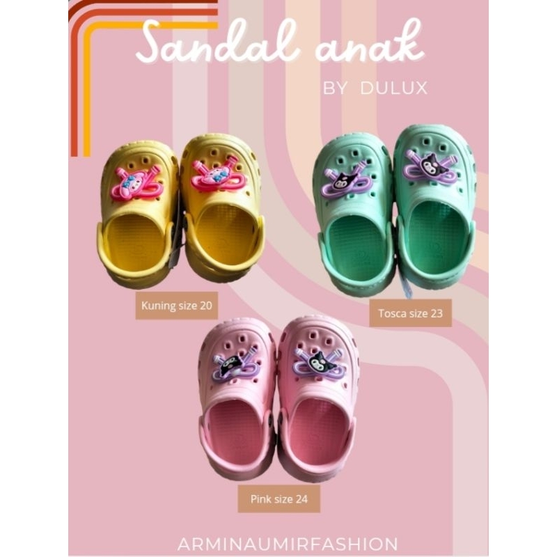 Sandal Anak Kuromi My Melody  By Dulux