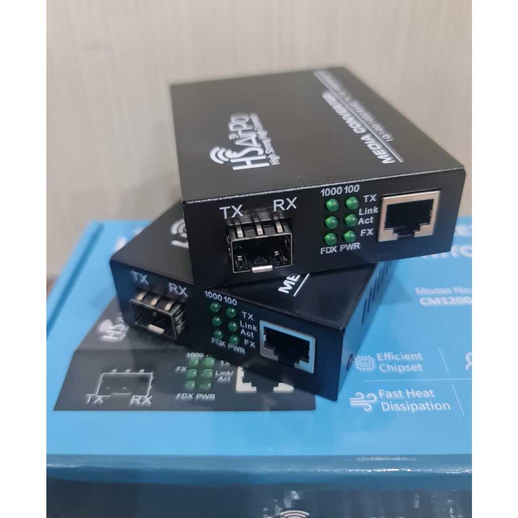 HSAIRPO CM1200 SFP GIGABITE HTB MEDIA CONVERTER 1000MBPS | HTB HSAIRPO  CM1200  GIGABIT + SLOT SFP