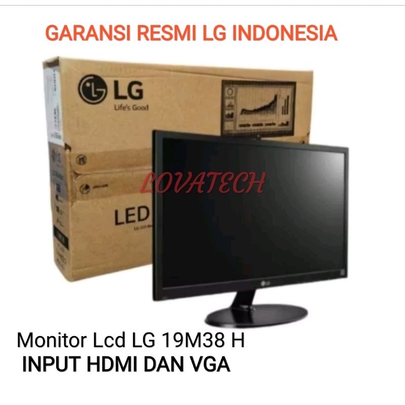 Monitor LG 19 Inch 19M38H VGA + HDMI / Monitor Lcd LG 19 Inch VGA + HDMI