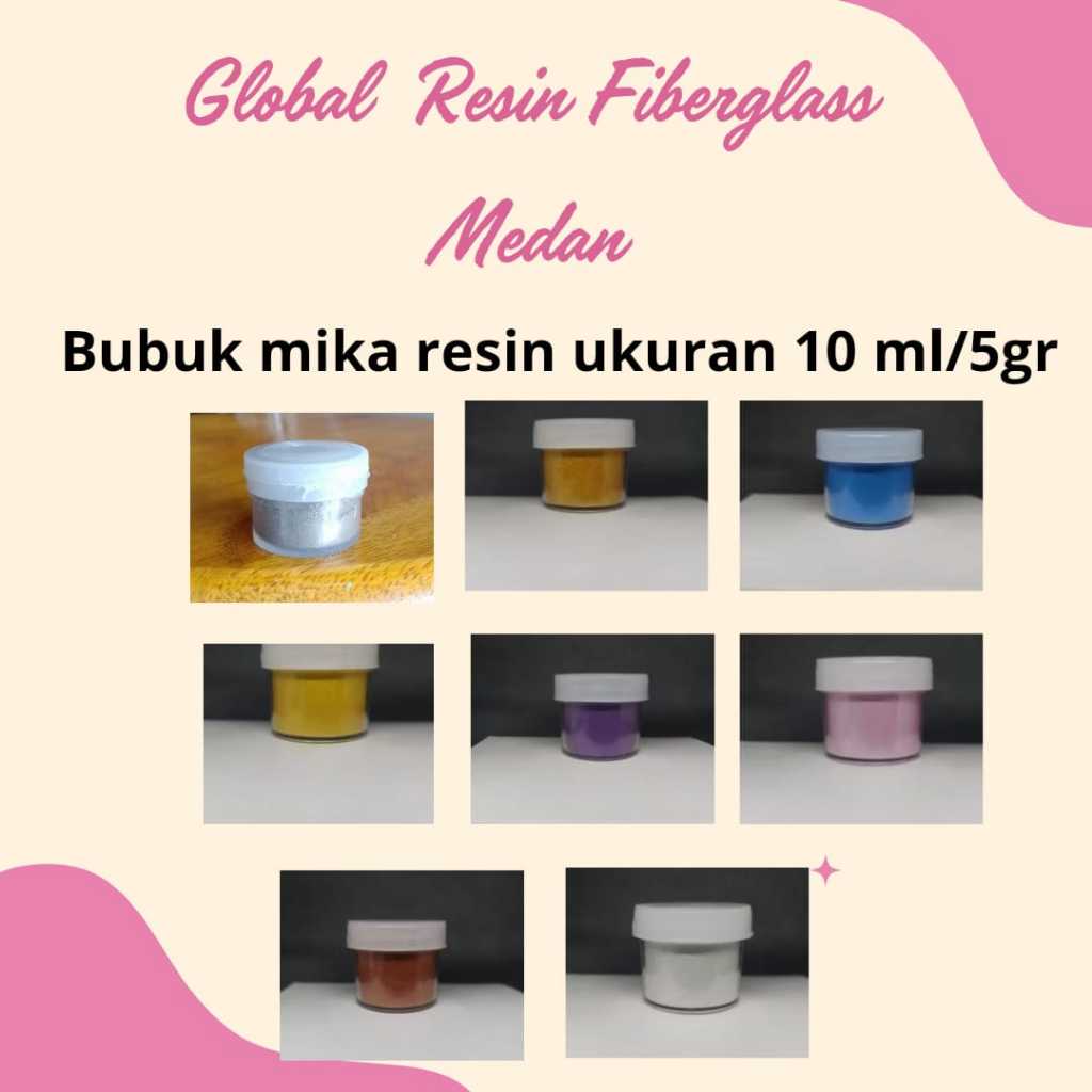 

Bubuk mika/metalik powder resin ukuran 10 ml/5 gr