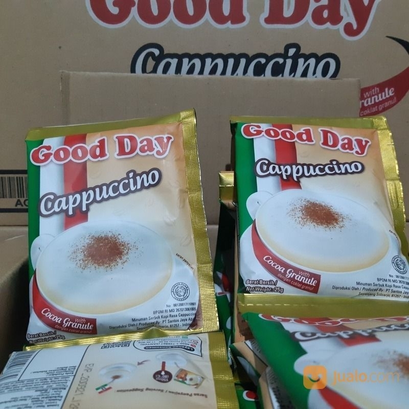 

Good Day Cappucino Karton isi 12 Renceng