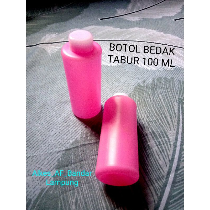 BOTOL BEDAK TABUR / BOTOL KOSONG BEDAK TABUR / PINK 100 GR
