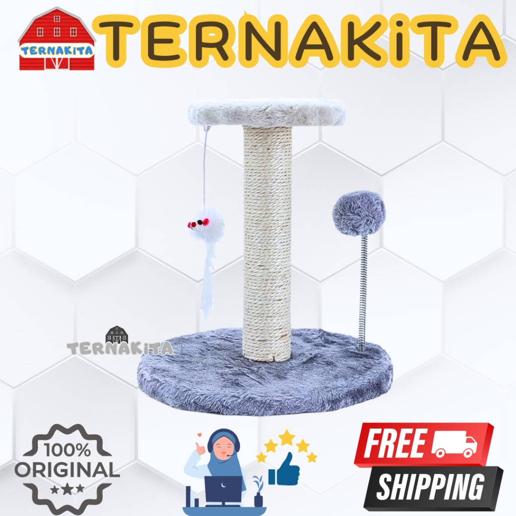 CAKARAN KUCING CAT SCRATCHER TREE CAT - Mainan Cakaran Kucing Cat Scratcher Garukan Kucing Tree Kuci