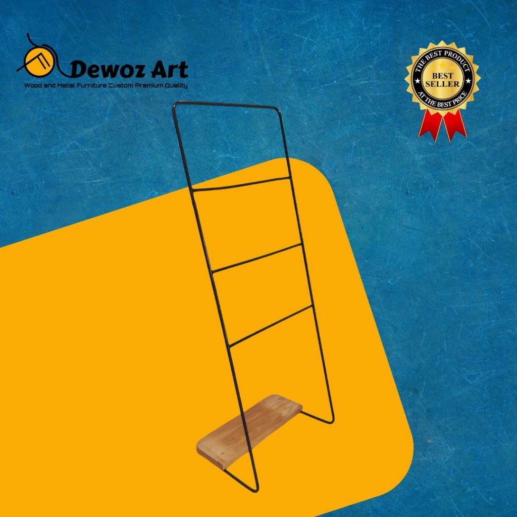 Kargo - Besi 10mm Ladder hanger  - Rak Mukena - Rak Sajadah - Rak Serbaguna Premium