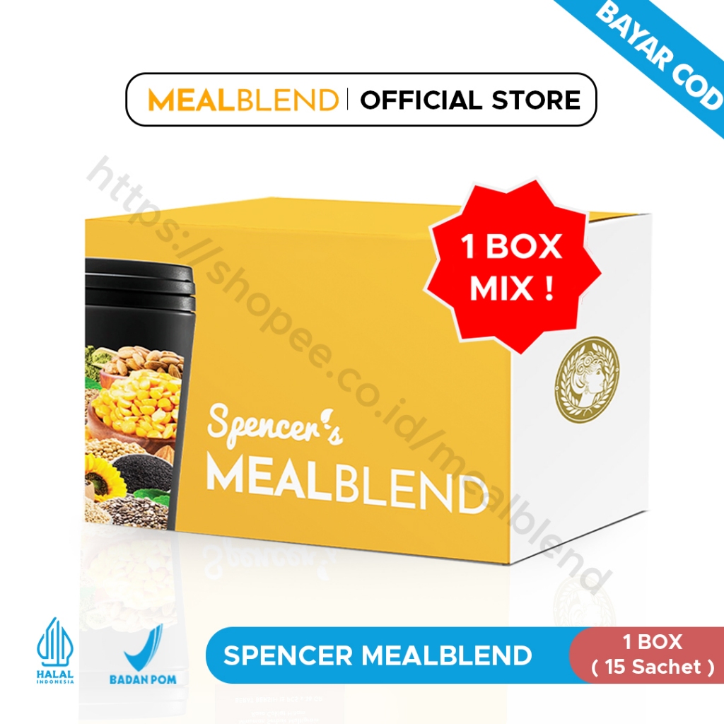 

Spencer's MealBlend -Royal Taro Delight - Multigrain Slimming Drink 1 Box - Pengganti Makanan Official Store Ready