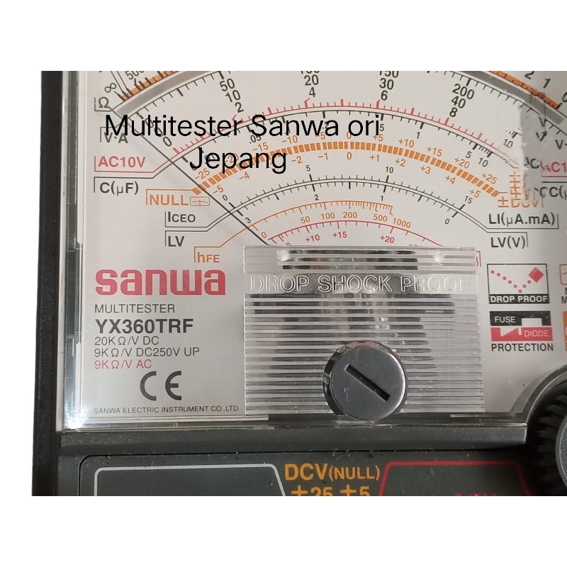 MULTITESTER SANWA YX360TRF ANALOG - JARUM ORIGINAL JAPAN SECOND MULUS