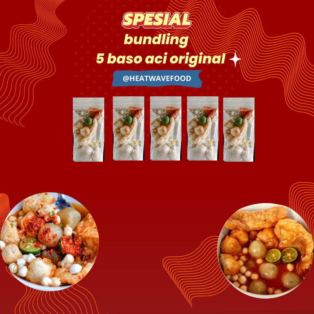 

BASO ACI ORIGINAL ISI 5 PCS | BASO ACI BUNDLING | BASO ACI PAKET USAHA | BACI BUNDLING | BACI ISI 5 PCS | BASO ACI ENAK | BACI | BASO ACI | baso aci | baci | BASO ACI HEATWAVE