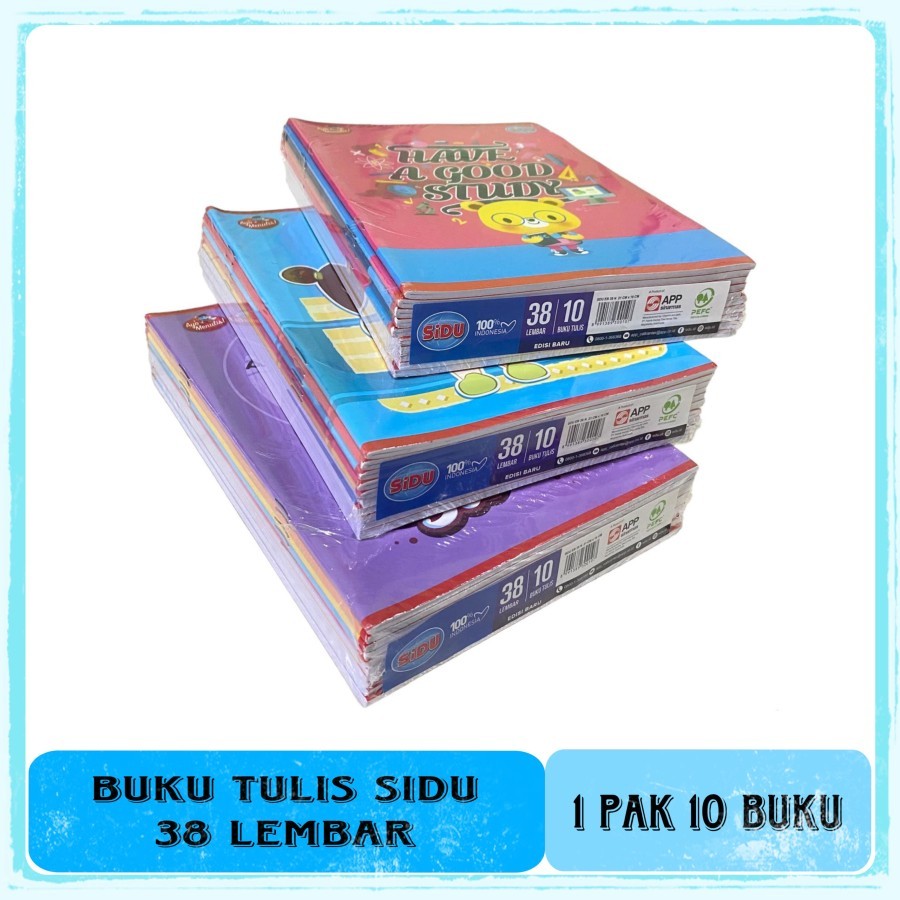 

Buku Tulis SIDU 38 lembar 100% NEW ORI