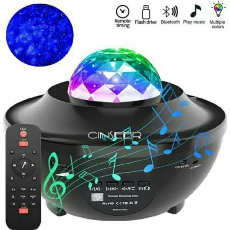 SPEAKER LAMPU PROYEKTOR LAMPU SPEAKER BLUETOOTH